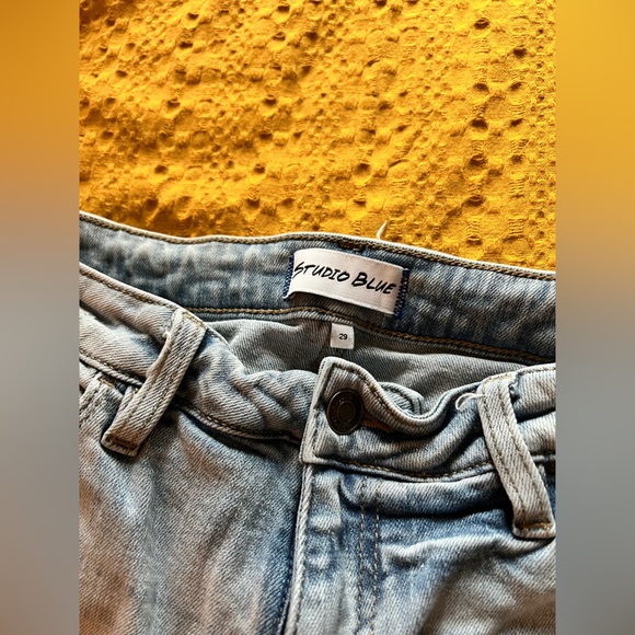 Studio Blue Ankle Straight Distressed Jeans sz 29 - Picture 4 of 6